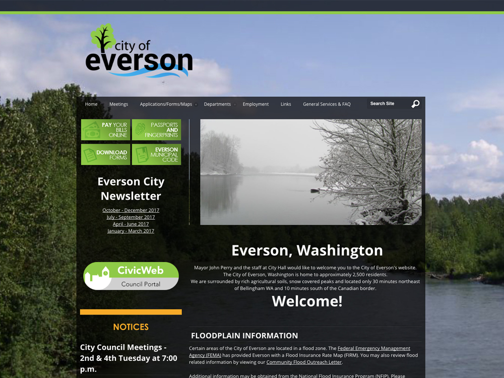 City of Everson Website